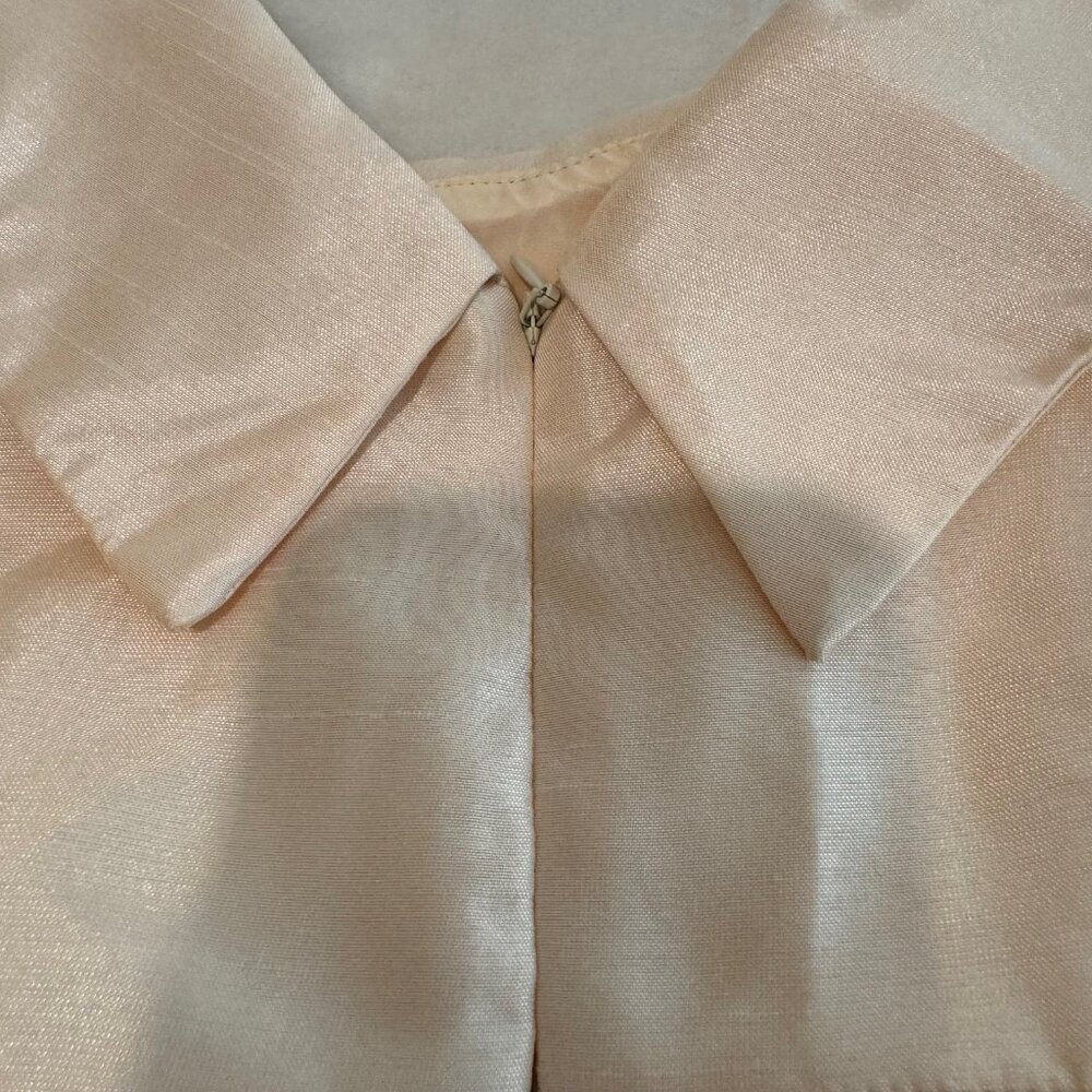 Edgehill Collection Ivory Satin Formal Dress With Full Petticoat Size 3T - Picture 9 of 15